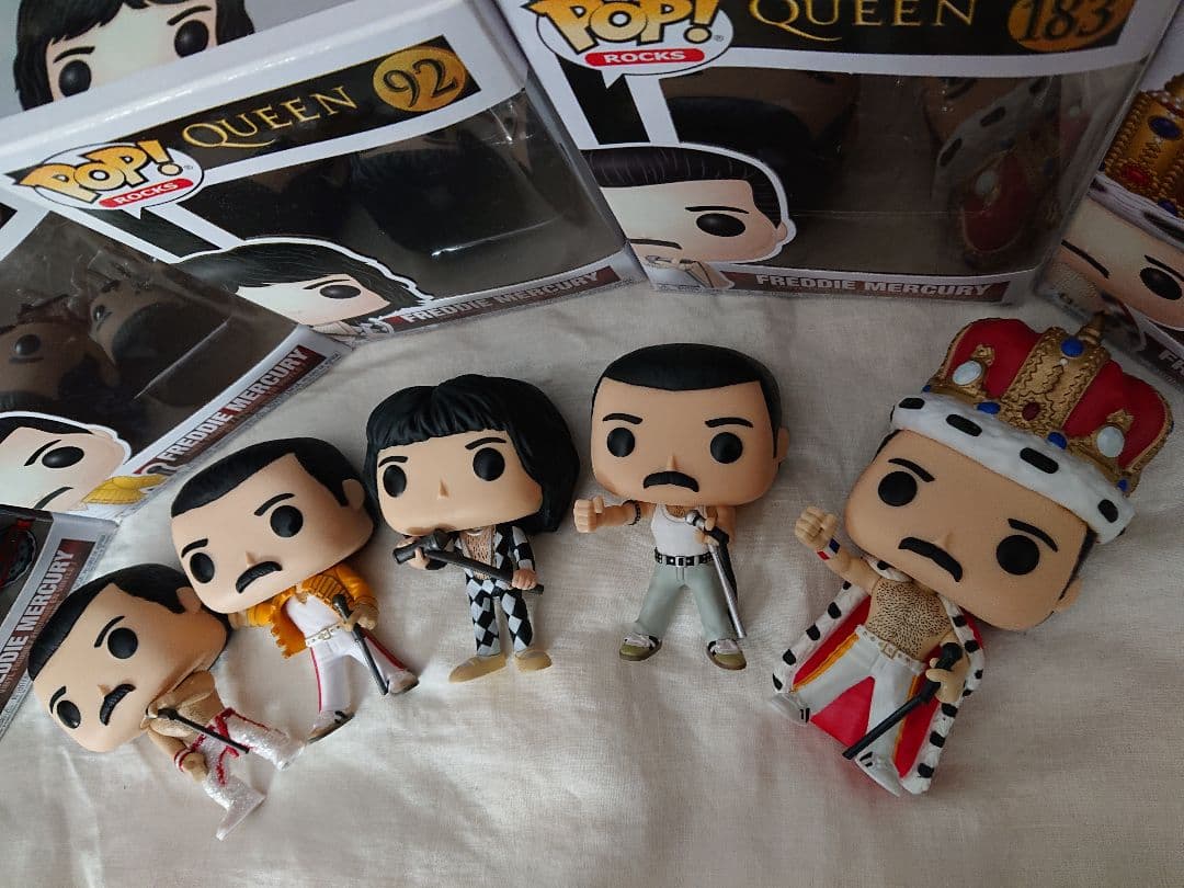 値下げ【箱付き美品】フレディ・マーキュリー Funko POP 5体セット