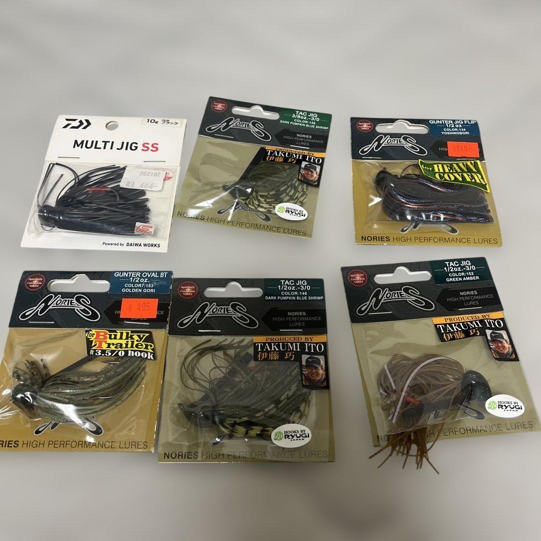 バス釣り引退セット　ワーム　シンカー　フック