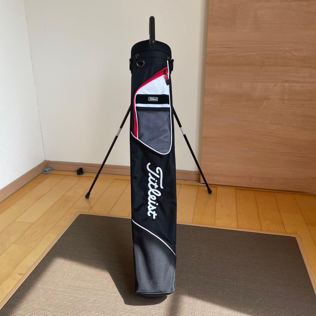 Titleist スタンドバッグ ブラック/ホワイト　カバー付