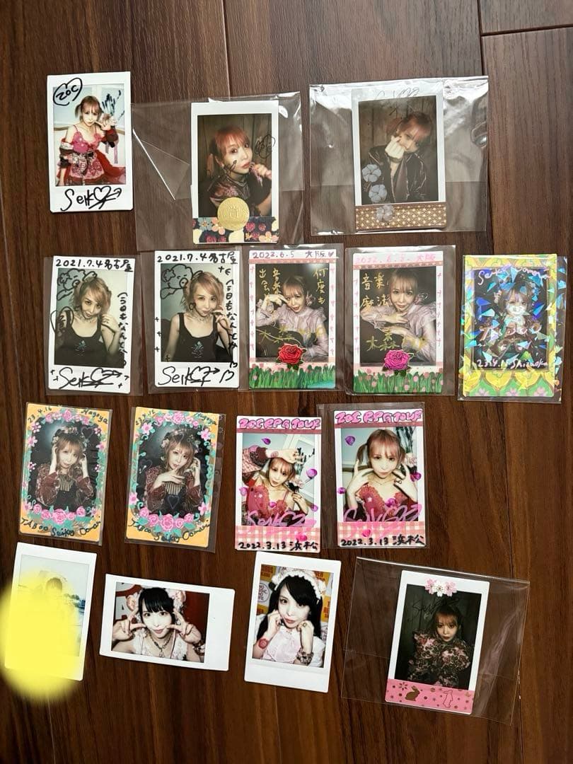 大森靖子　ZOC チェキ　サイン・デコあり　16枚まとめ売り