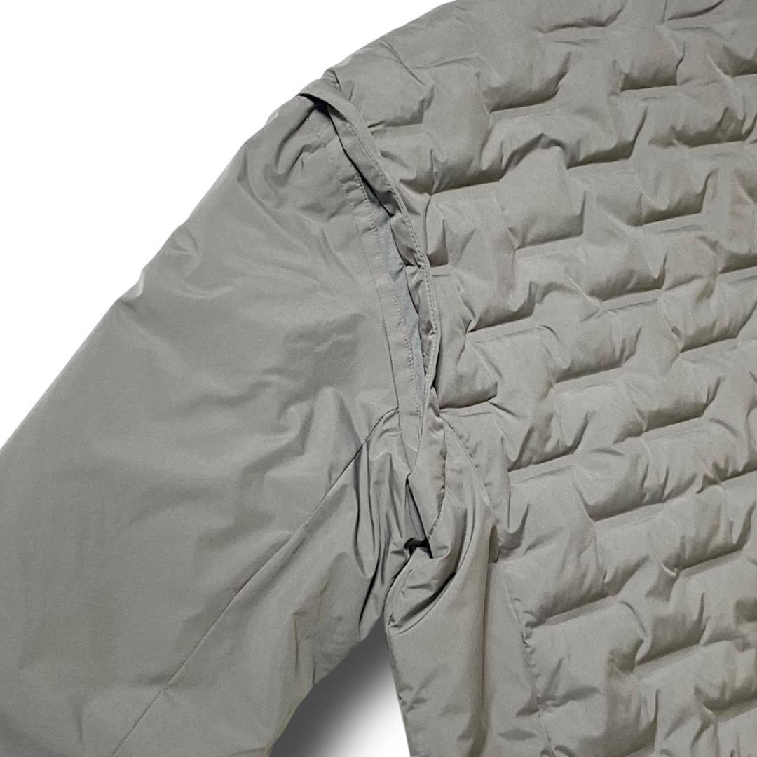 M カッターアンドバック 定2.5万 圧着加工 中綿ジャケット ブルゾン BE