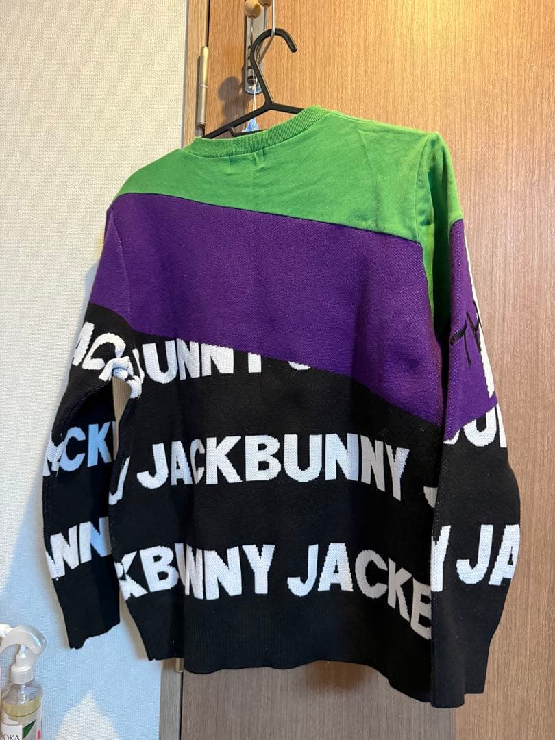JACK BUNNY ロゴ入りニットセーター