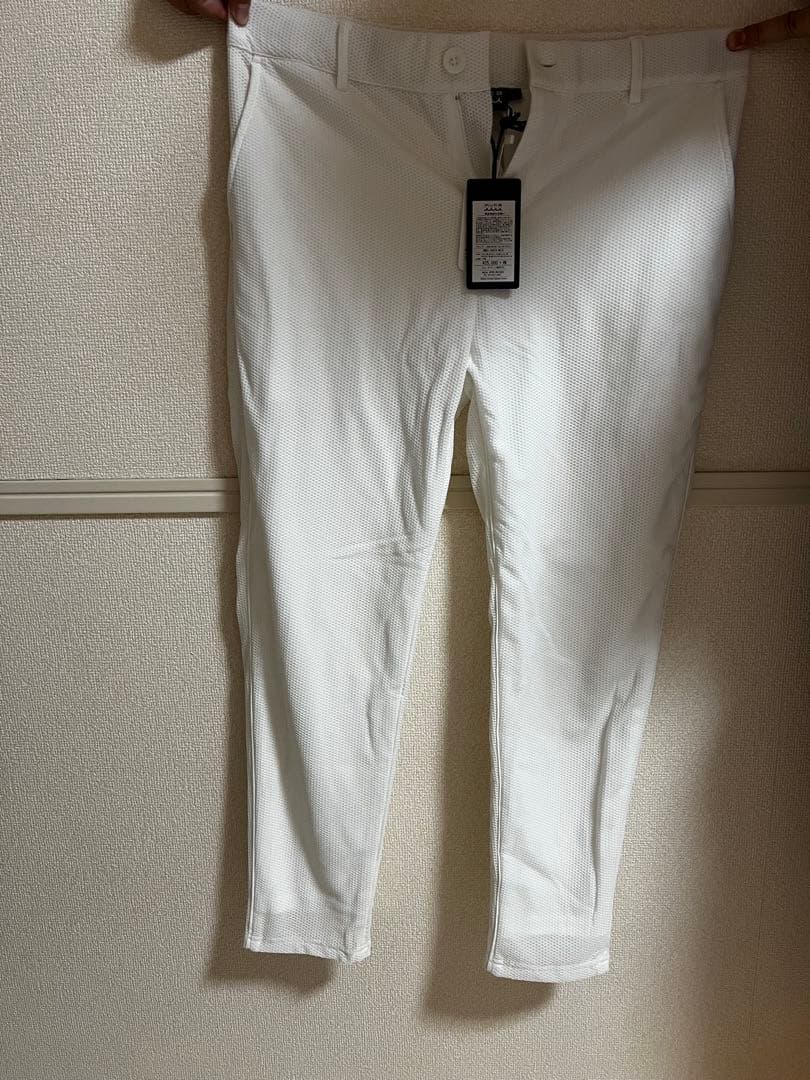 【週末SALE】muta メッシュ ホワイトパンツ L