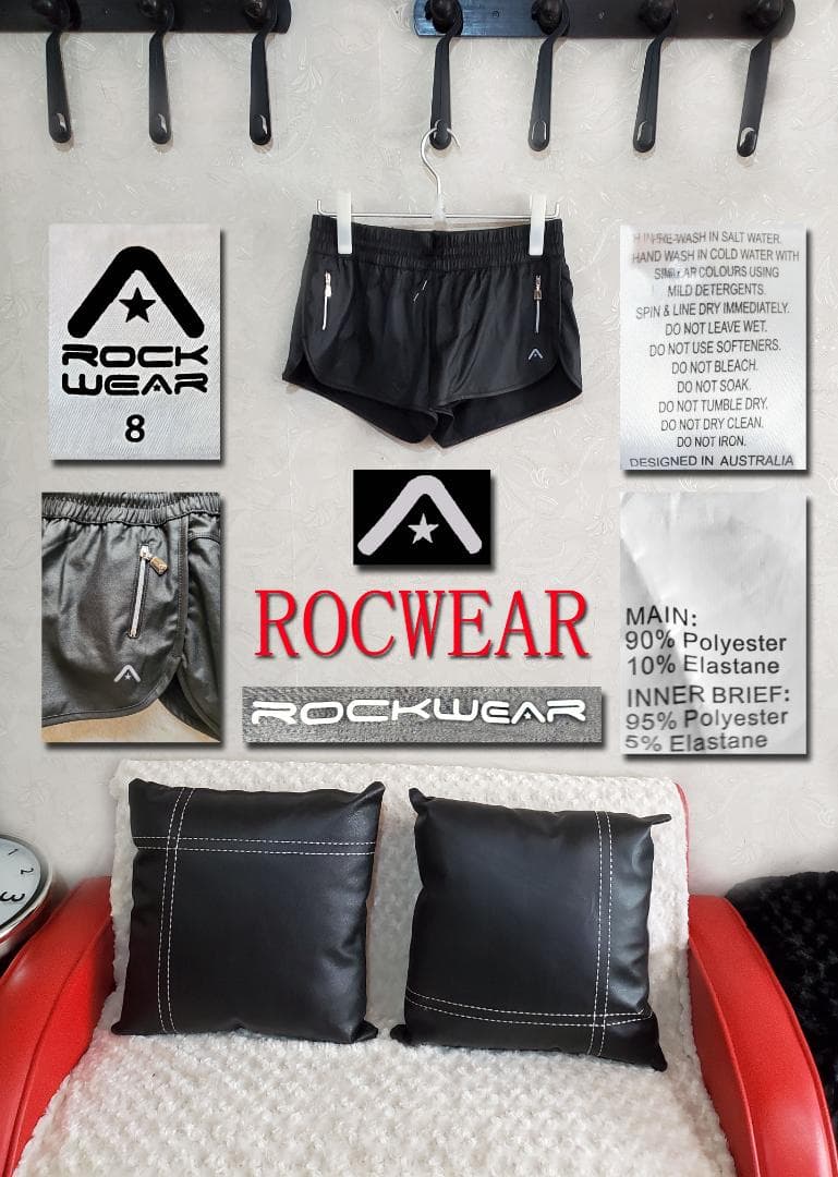 ROCWEAR(ロカエアー)ランニングパンツショートno24