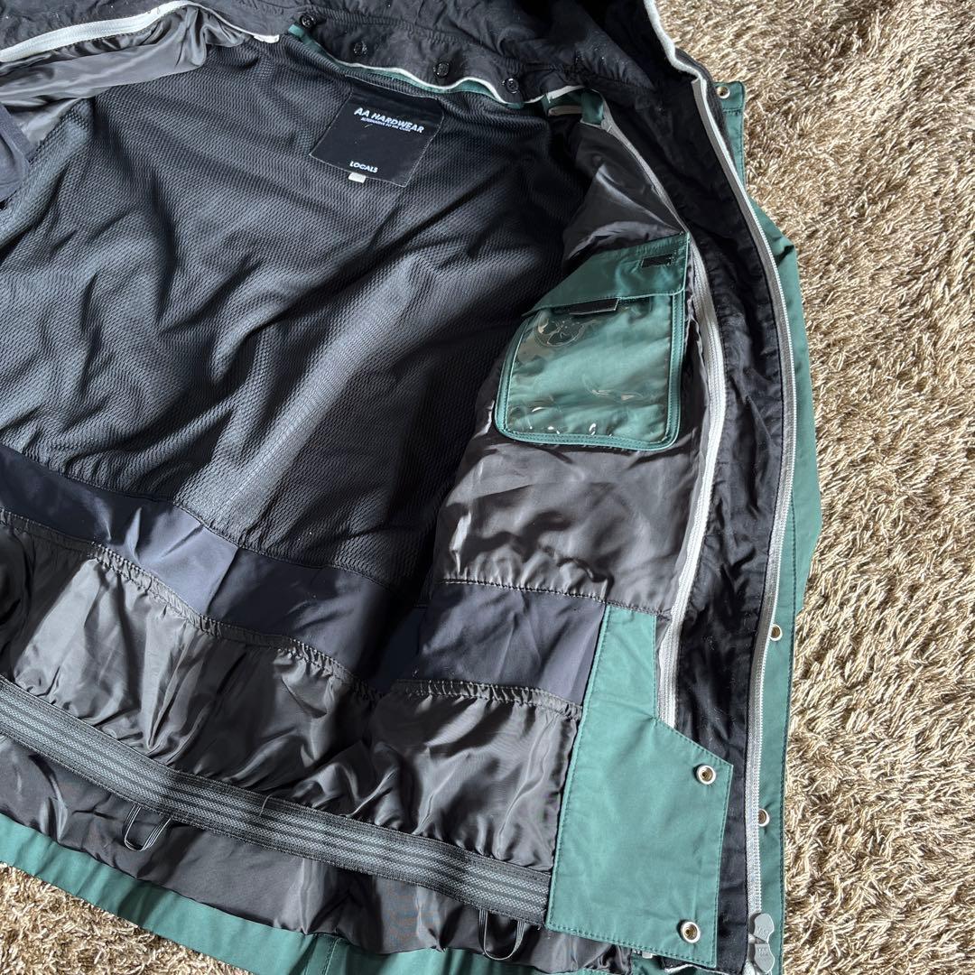 値下げ！スノボウェア スキーウェア HARDWEAR グリーンジャケット