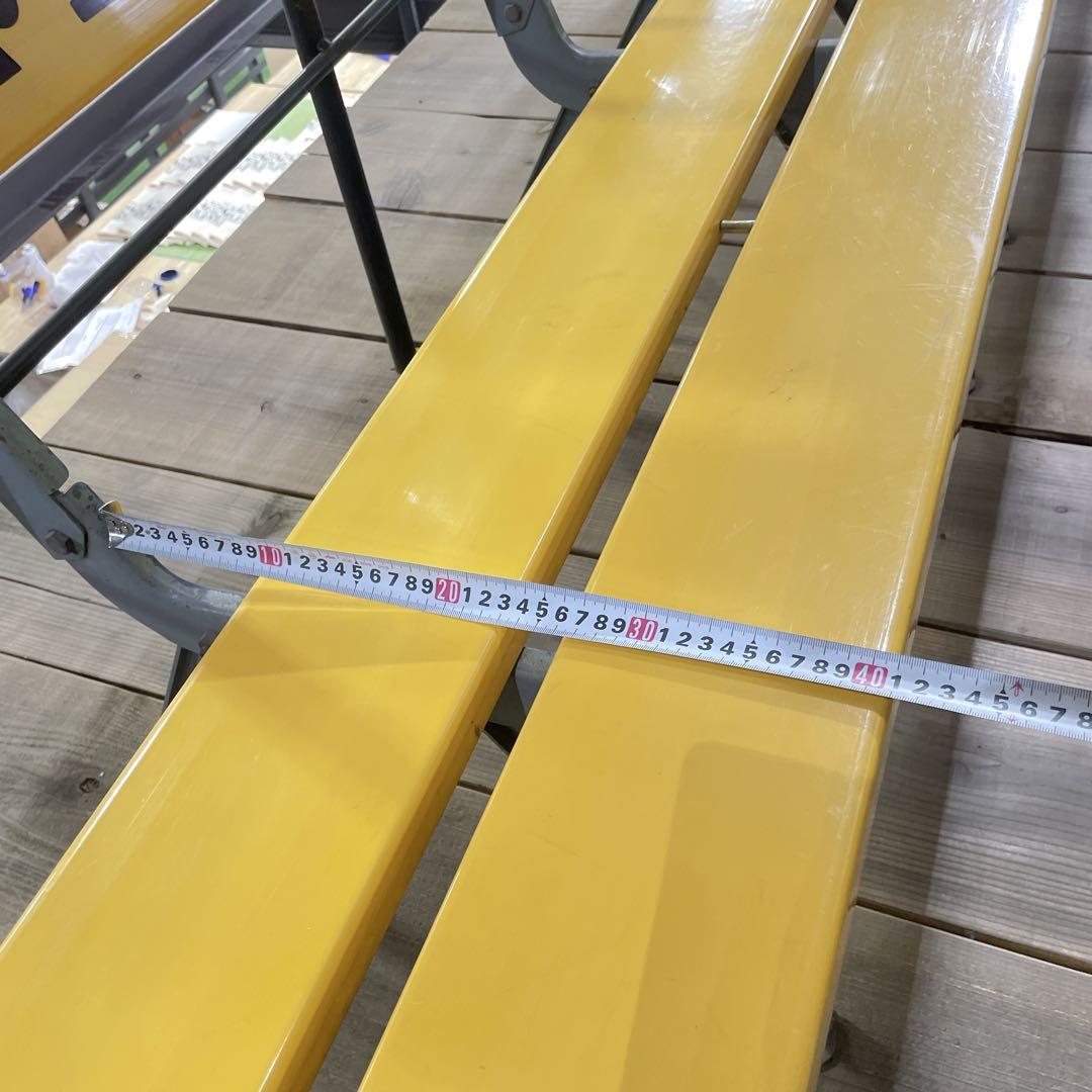 【レトロ】テニス観戦ベンチ 150cm 業務用 the match