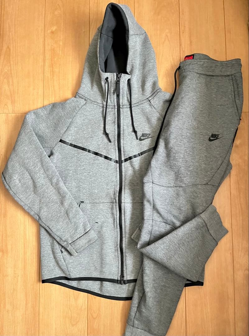 廃盤 NIKE テックフリース セットアップ パーカー スウェットパンツ 赤タグ
