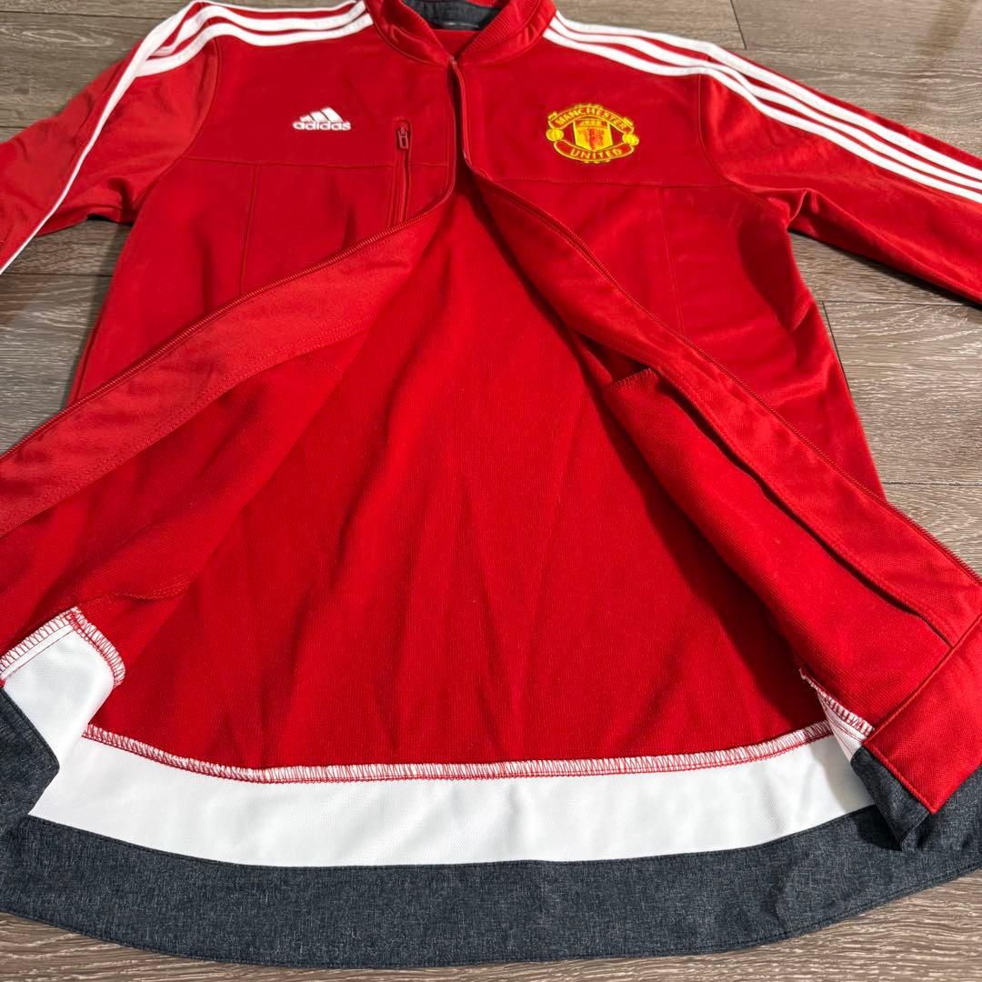 超美品 adidas マンチェスター・ユナイテッドFC トラックジャケット L