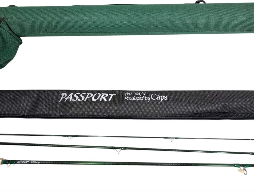 【即釣行OK】Caps PASSPORT フライロッド リールセット 渓流に最適