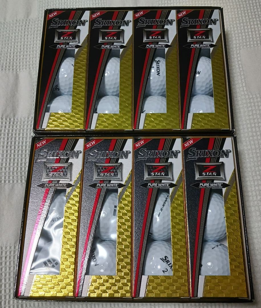 新品 2ダース Z-STAR PUREWHITE ゴルフボール srixon