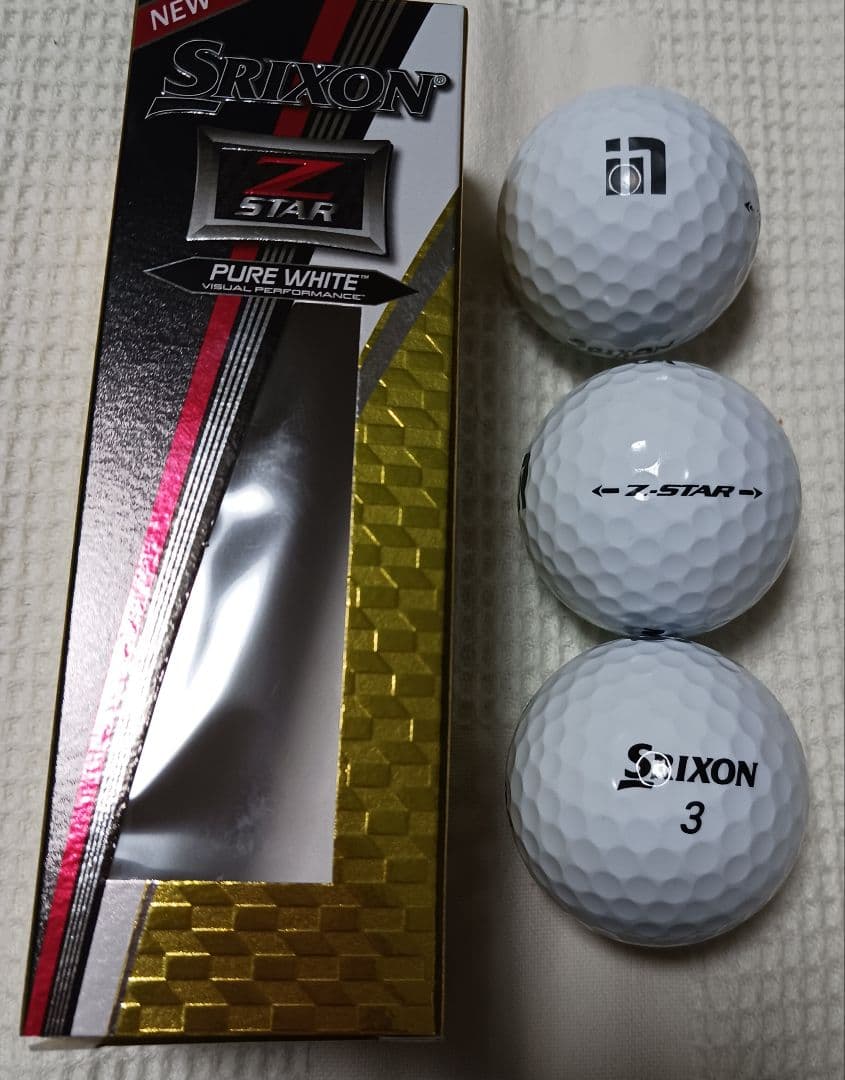 新品 2ダース Z-STAR PUREWHITE ゴルフボール srixon