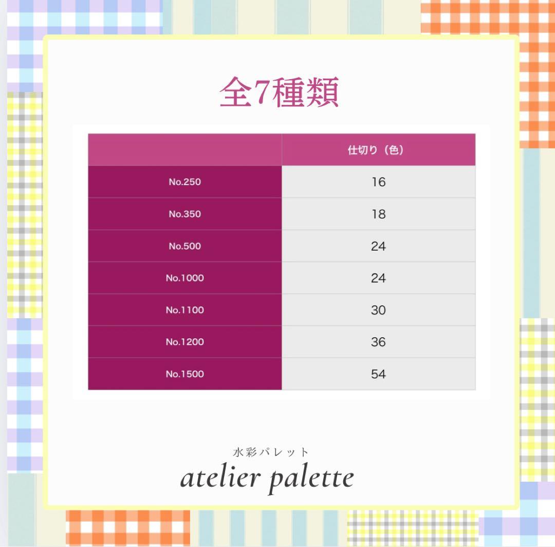 数量限定　アトリエパレット社　水彩パレット　No.1000 ミントグリーン