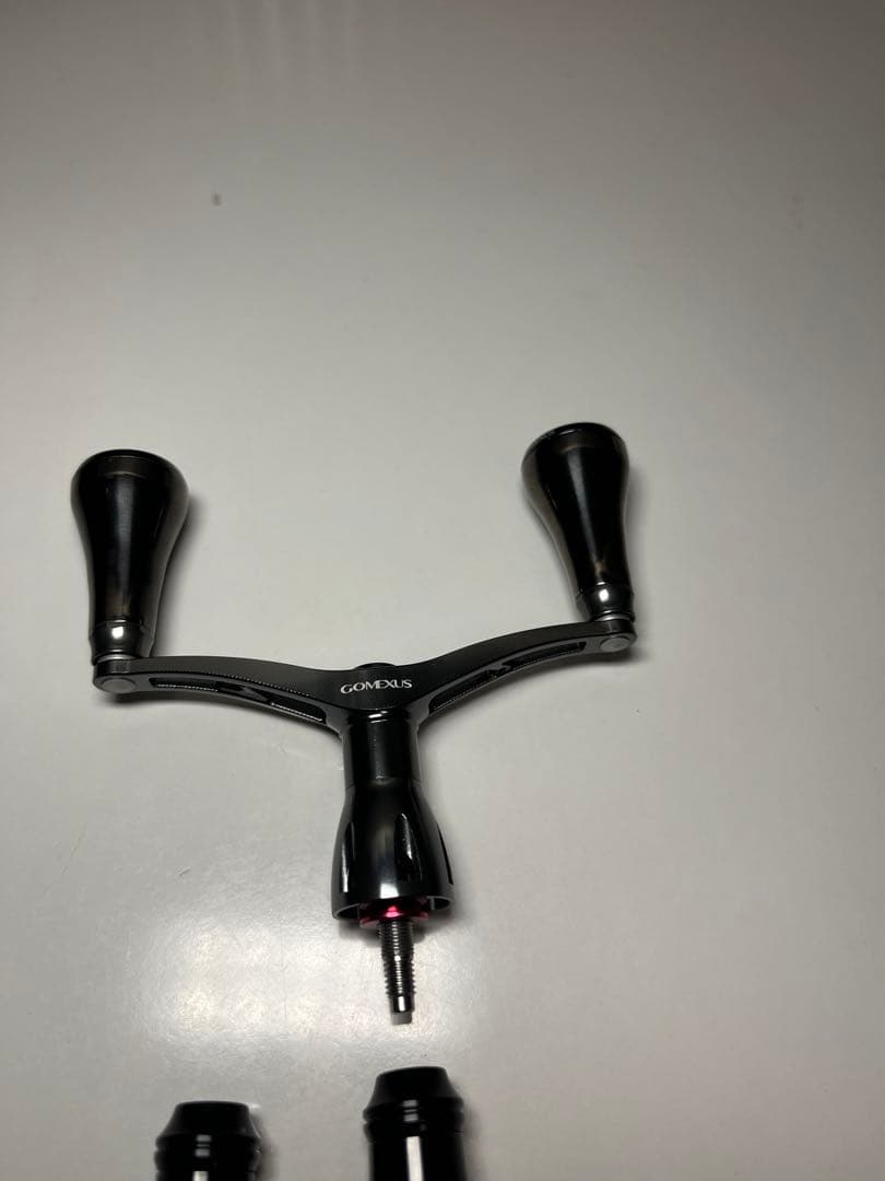 ゴメクサス シマノ用　チタンダブルハンドル82mm ハイテンハンドルノブセット