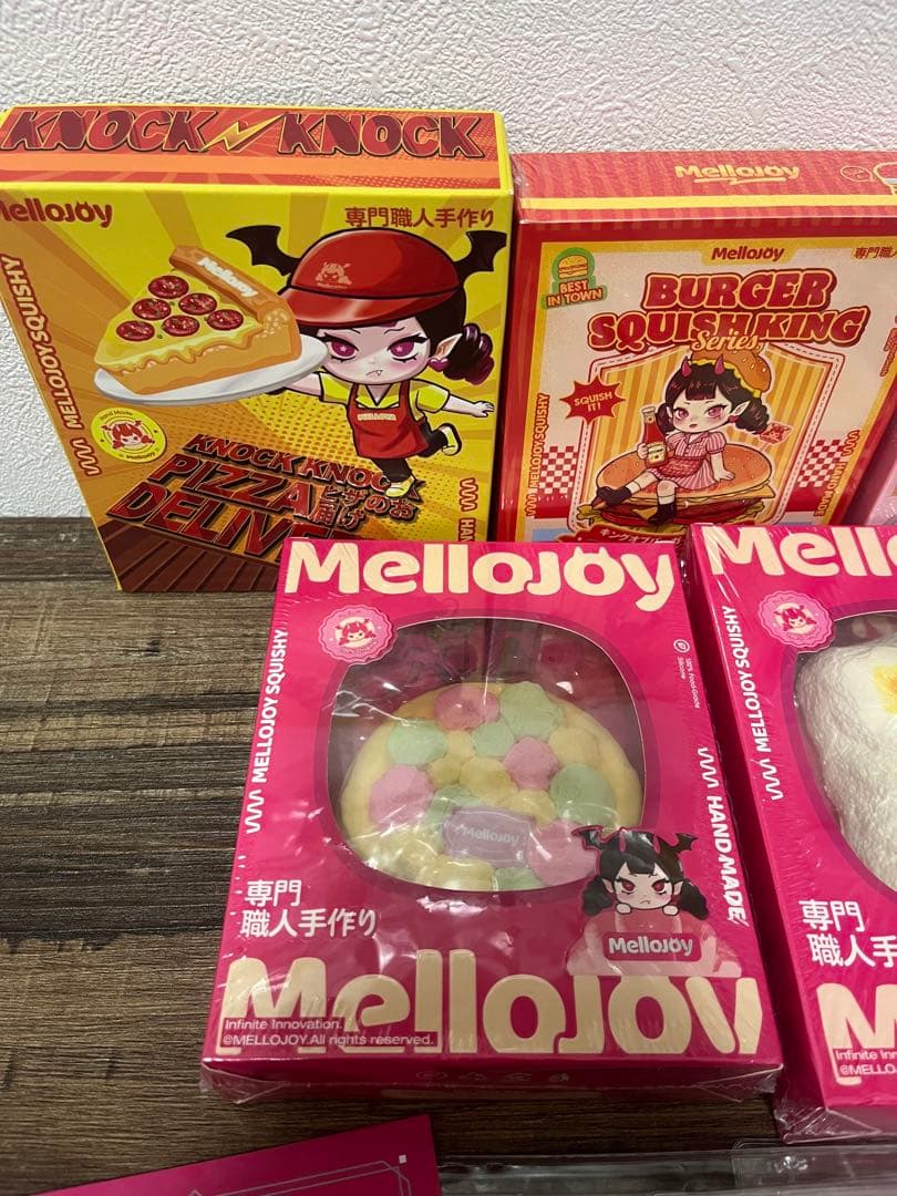 メロジョイ 焼き餅 ひなあられスフレ　ピザ　ケーキ　ハンバーガー　5個セット