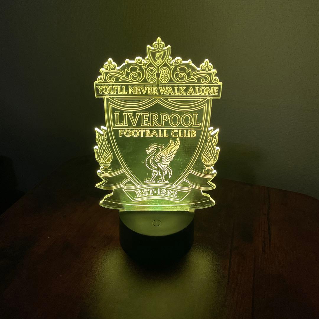 Liverpool リバプールFC LEDライト ロゴプレート