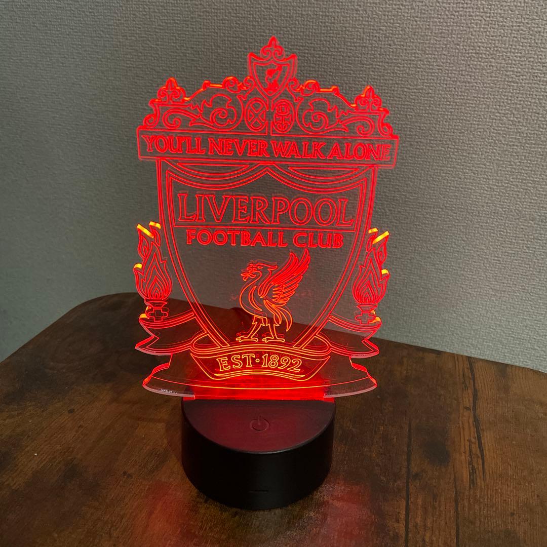 Liverpool リバプールFC LEDライト ロゴプレート