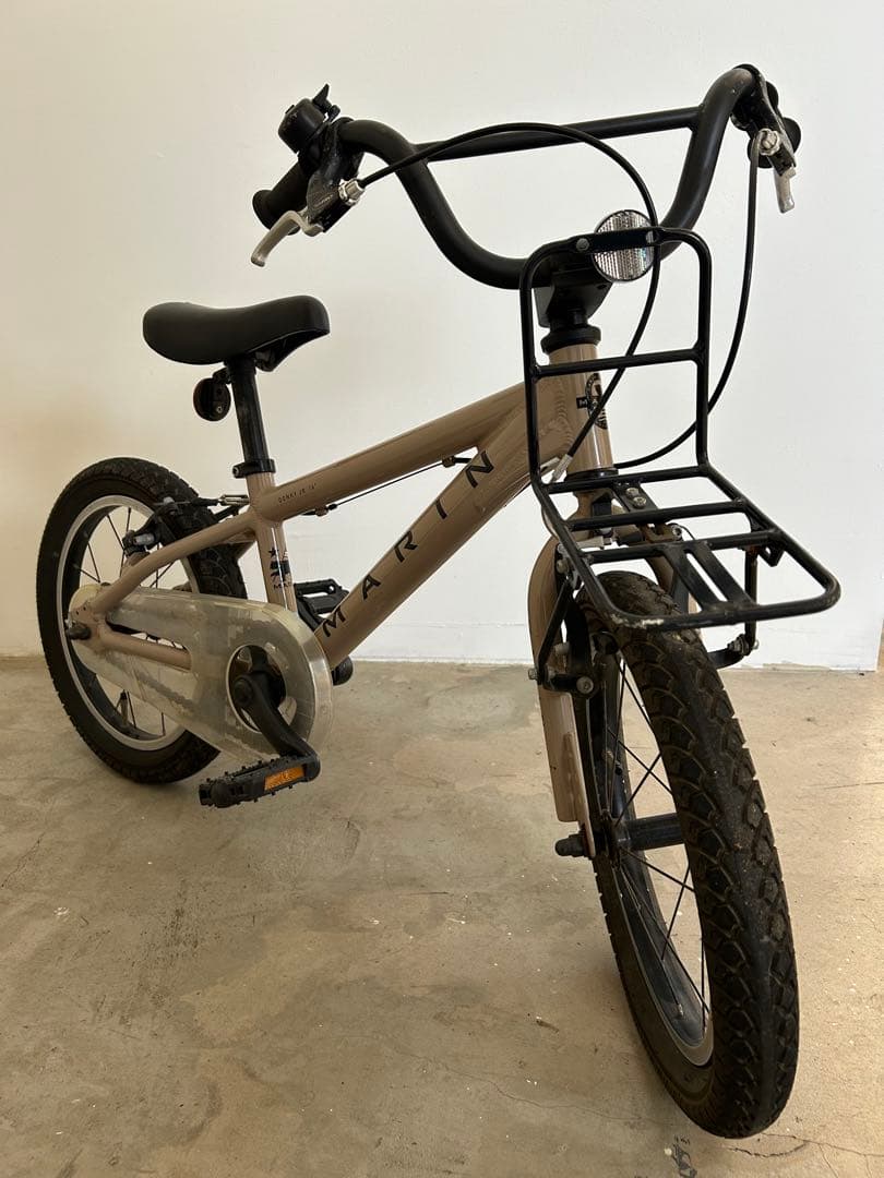 ※引き取り限定　横浜市 MARIN 16インチ 子供用自転車 DONKY モカ