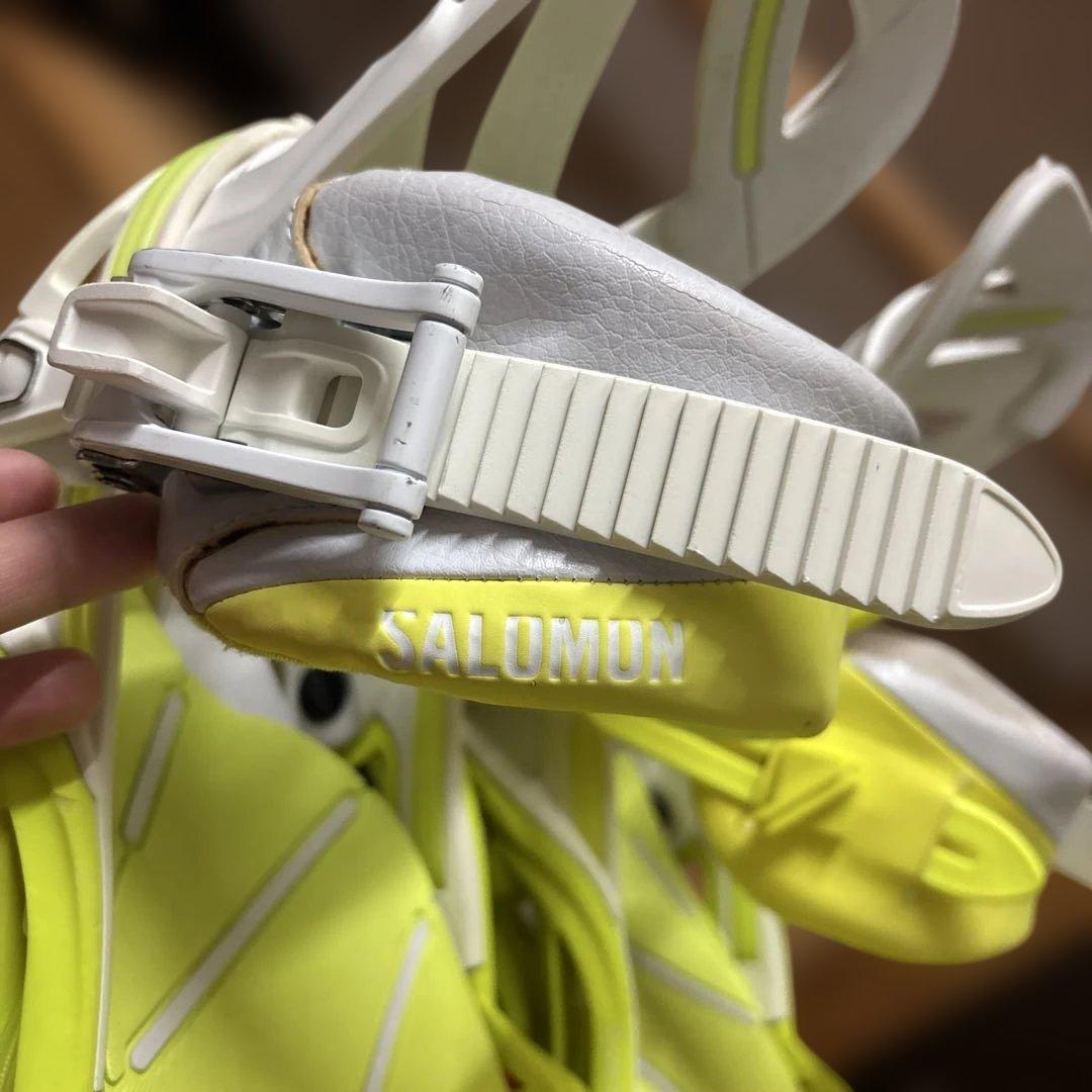 SALOMON スノーボードビンディング イエロー