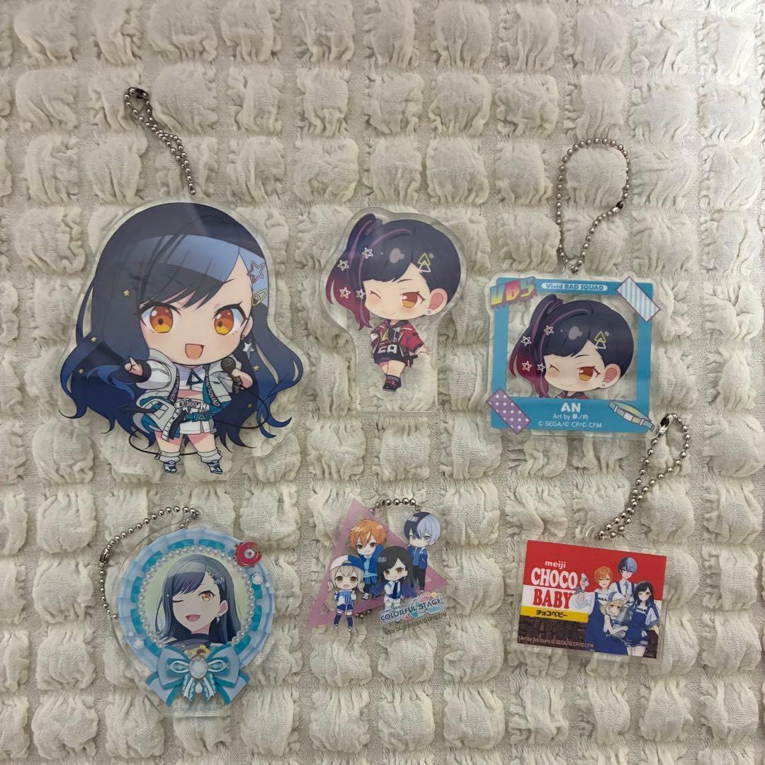 プロセカ 白石杏 まとめ売り 缶バッジ アクキー ローソン ヴァイツ