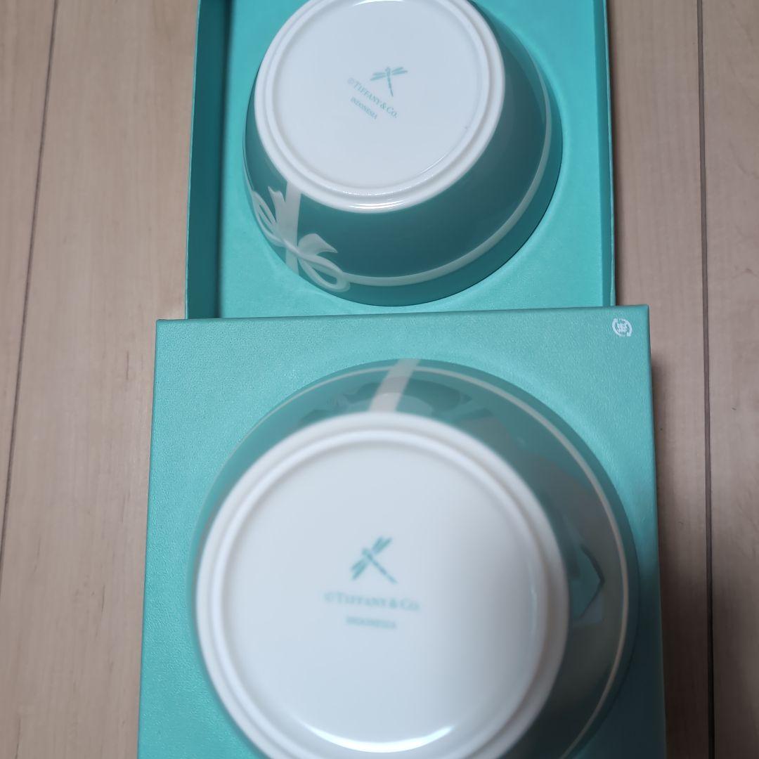 Tiffany & Co. リボンデザインボウル 2個セット
