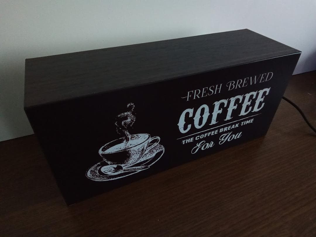 アメリカン カフェ コーヒー 珈琲 喫茶 照明 看板 置物 雑貨 ライトBOX
