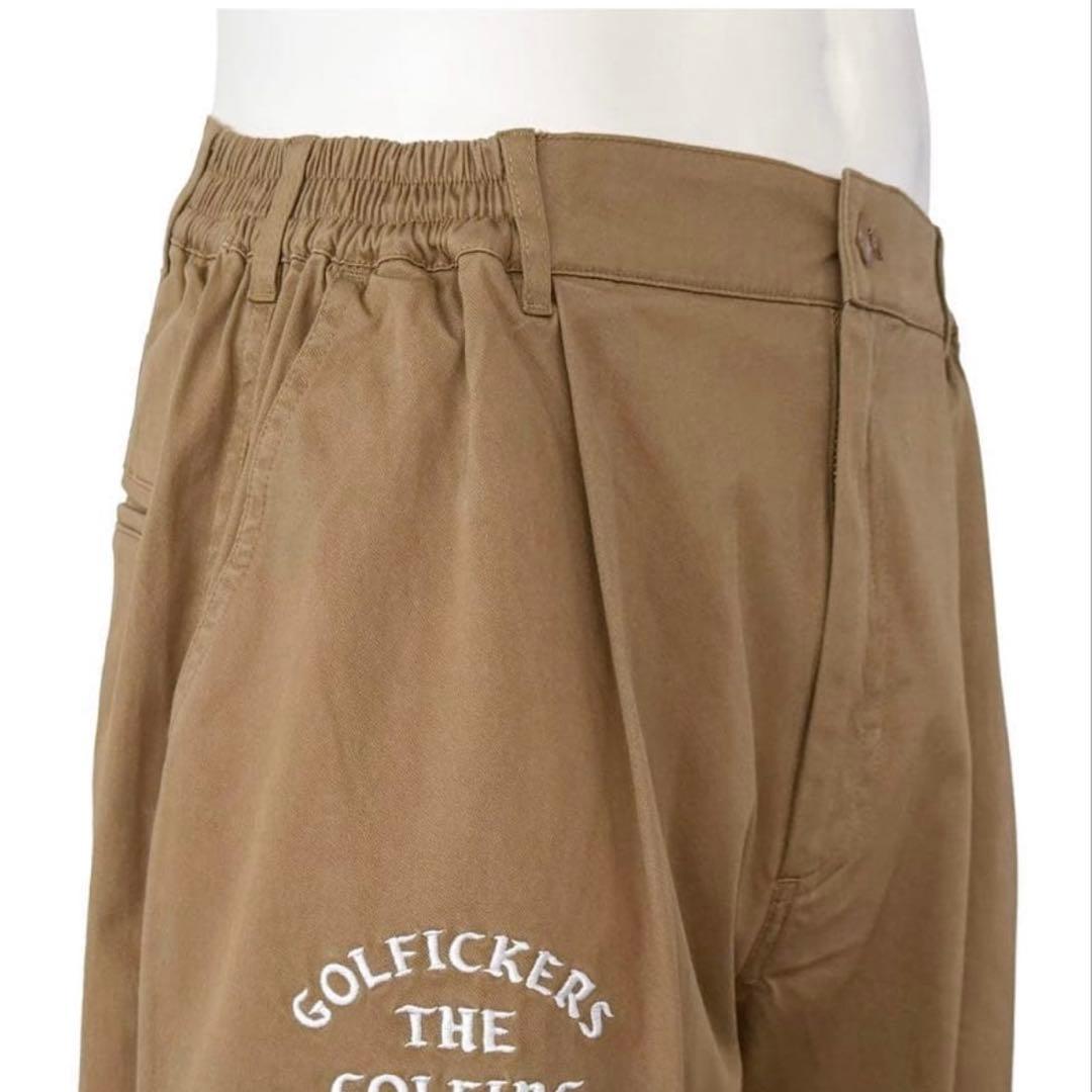 新品未使用　Golfickers ゴルフィッカーズ　チノパン　ベージュ　L