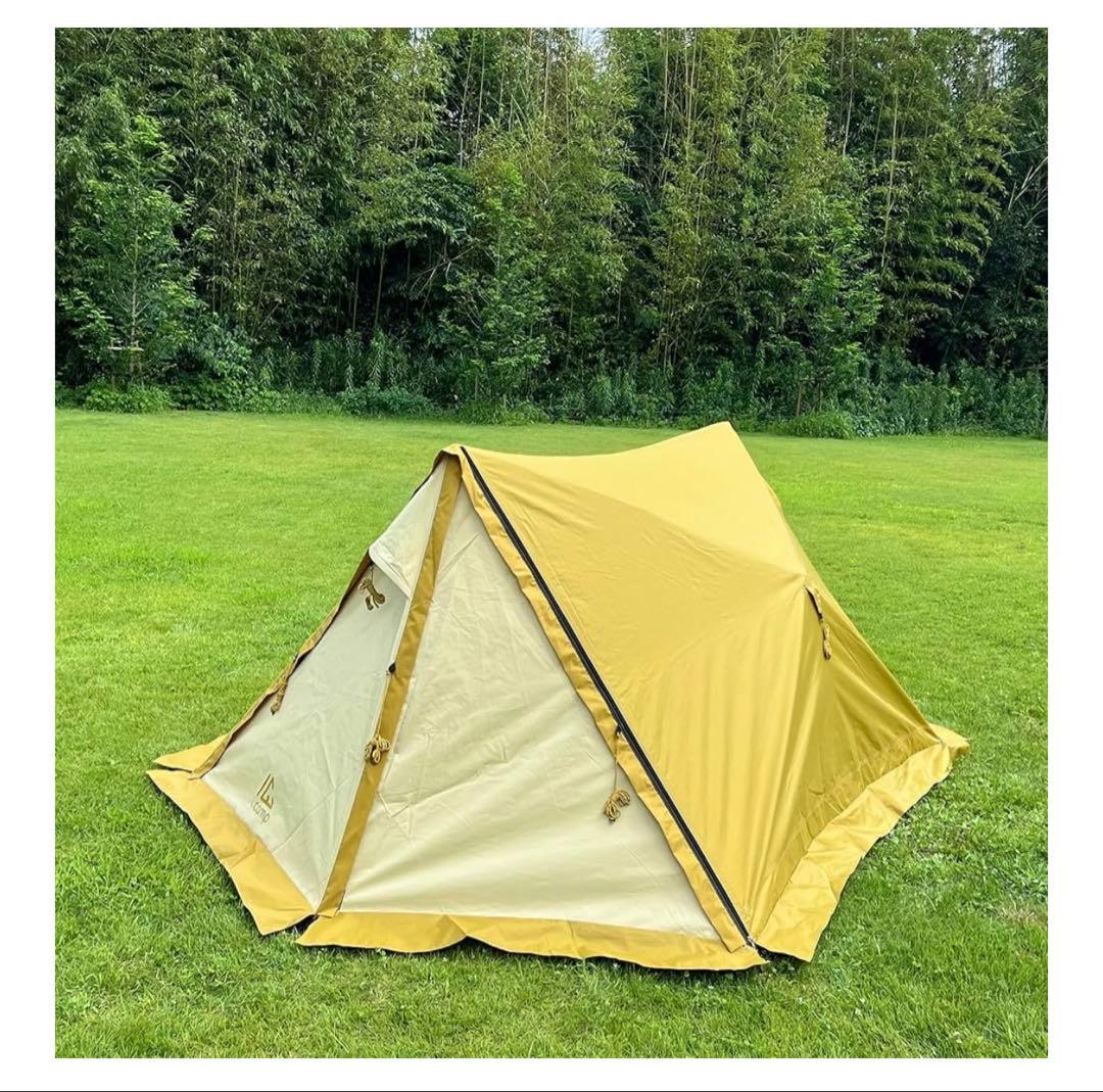値下げしました！i campラクバイン 簡単設営テント　グランドシートポール付