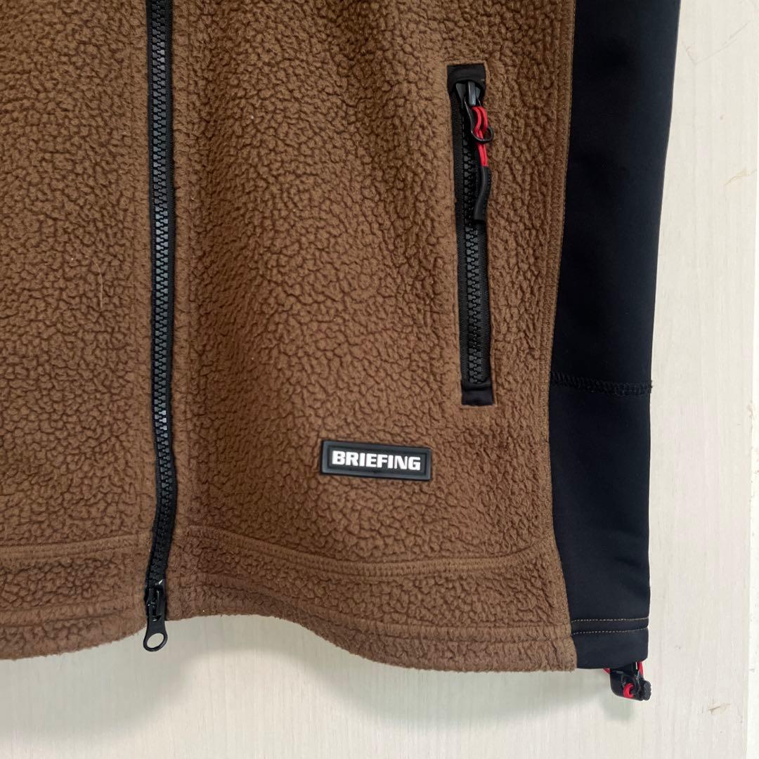 【美品】BRIEFING MENS POLARTEC FLEECE VEST L