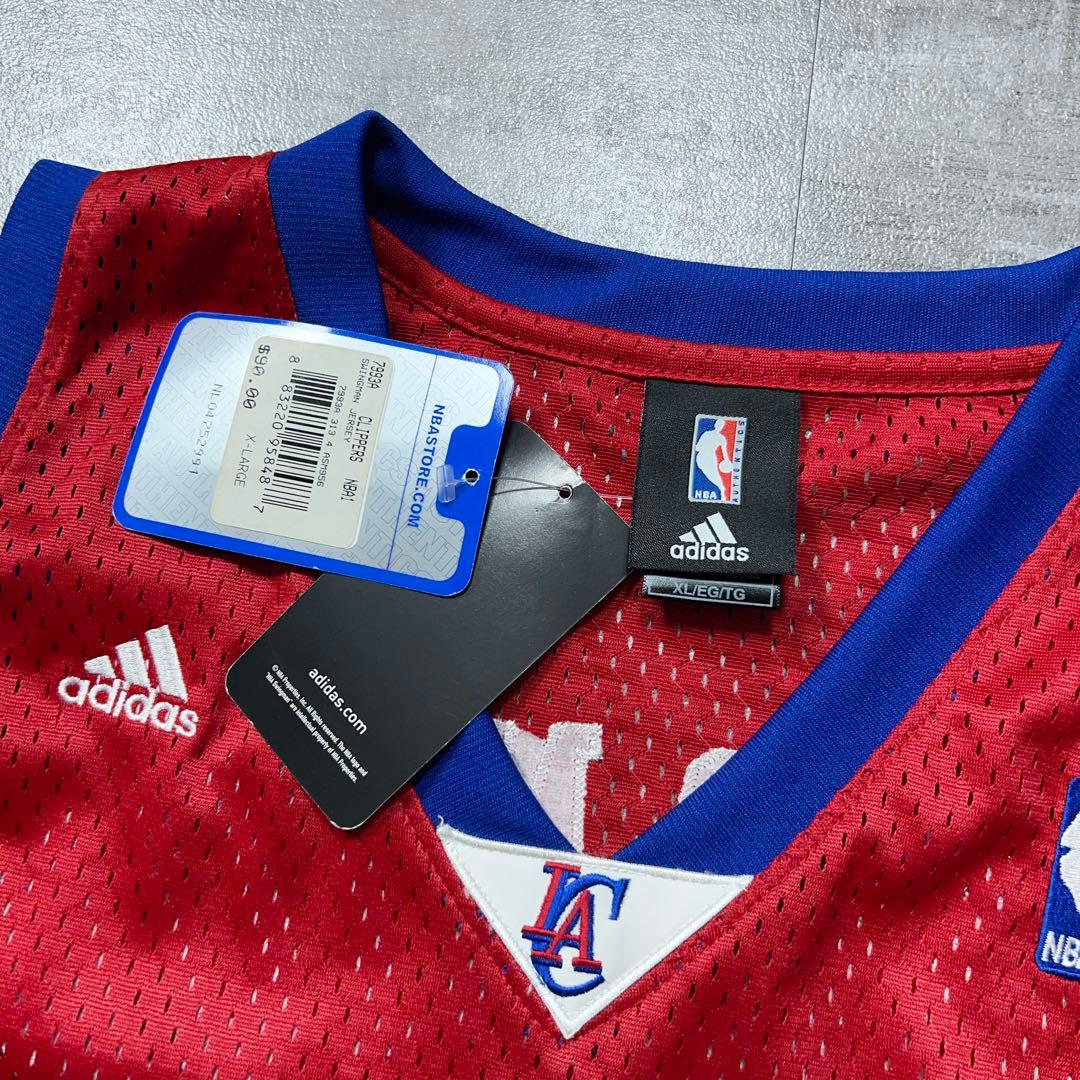 未使用タグ付属 adidas NBA クリッパーズ ゲームシャツ ユニフォーム