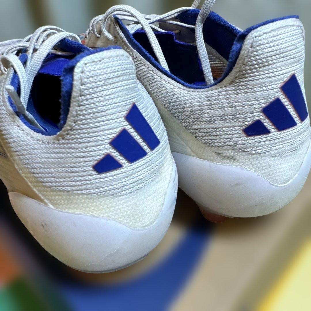 adidas F50サッカースパイクホワイト/ブルー/レッド26cm