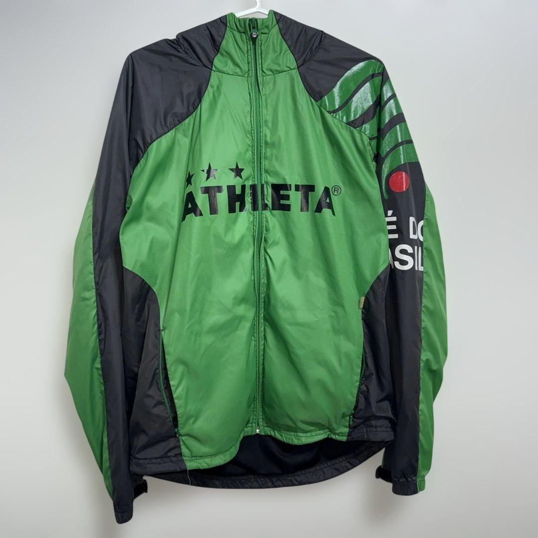 ATHLETA（アスレタ） / ウインドブレーカーグリーン　ブラック　上下セット