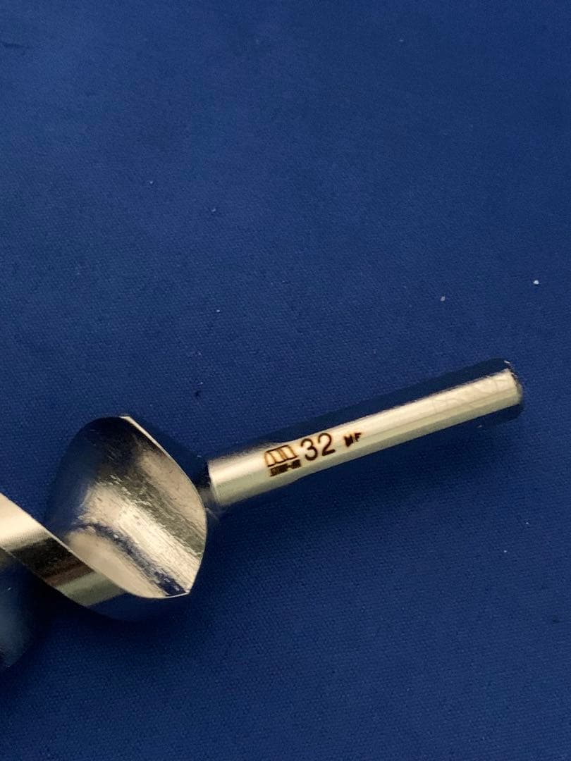 ポールセッティングドリル刃 32x500mm 超硬チップ付 軸径10mm (4)
