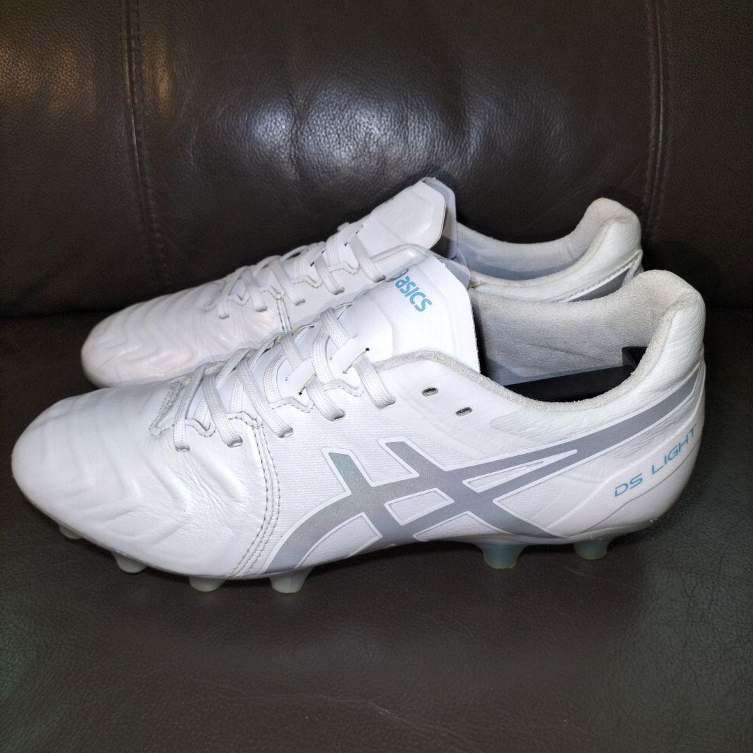 25cm【asics】DSライト ワイド　サッカースパイク カンガルー表革仕様