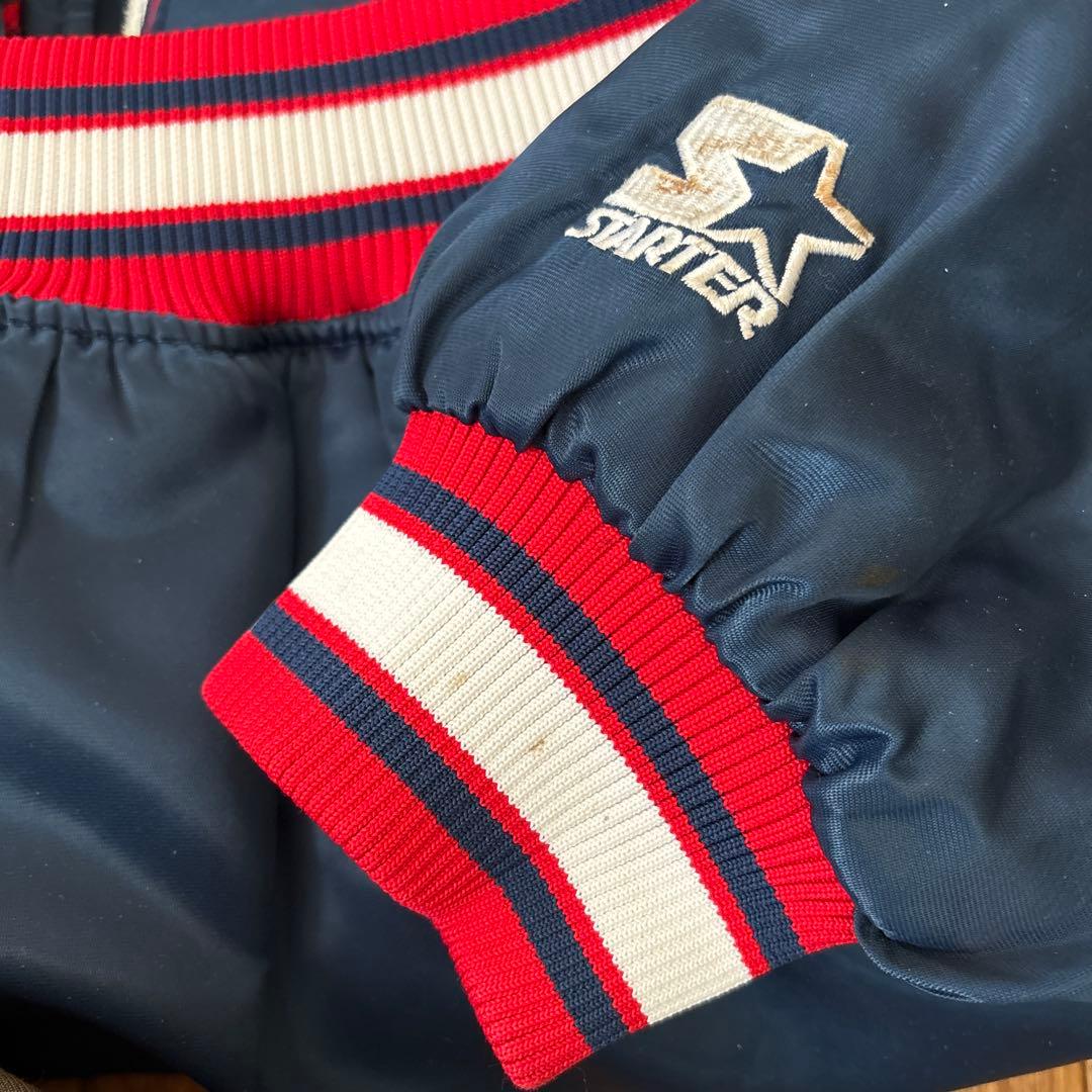 古着90年代StarterMLBINDIANS インディアンス中綿入りスタジャン