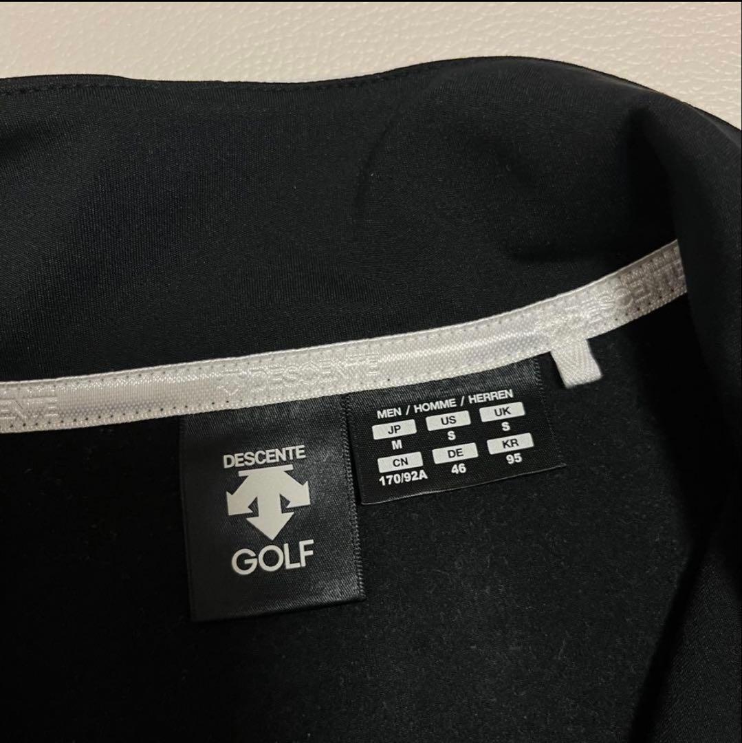 DESCENTE GOLF スペクタースムースストレッチ起毛スタンドジップシャツ