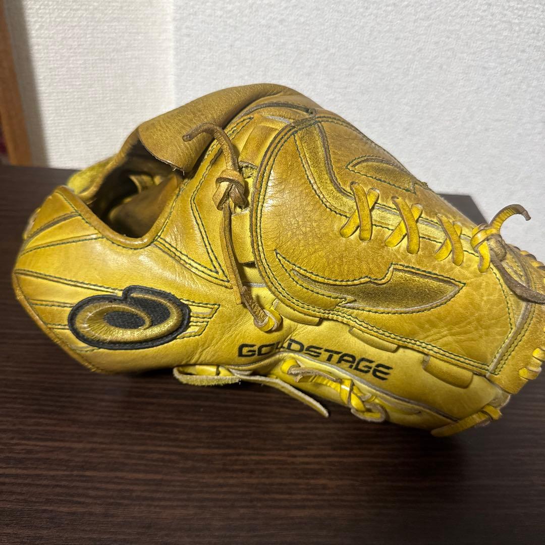 アシックス 投手用 グローブ ゴールドステージ 軟式用