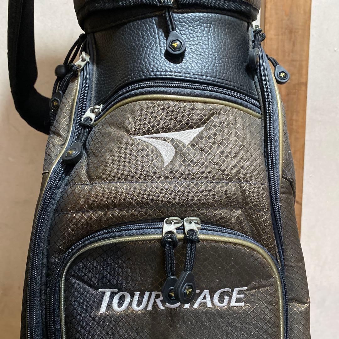 TOURSTAGE キャディバッグ ブラック・グレー