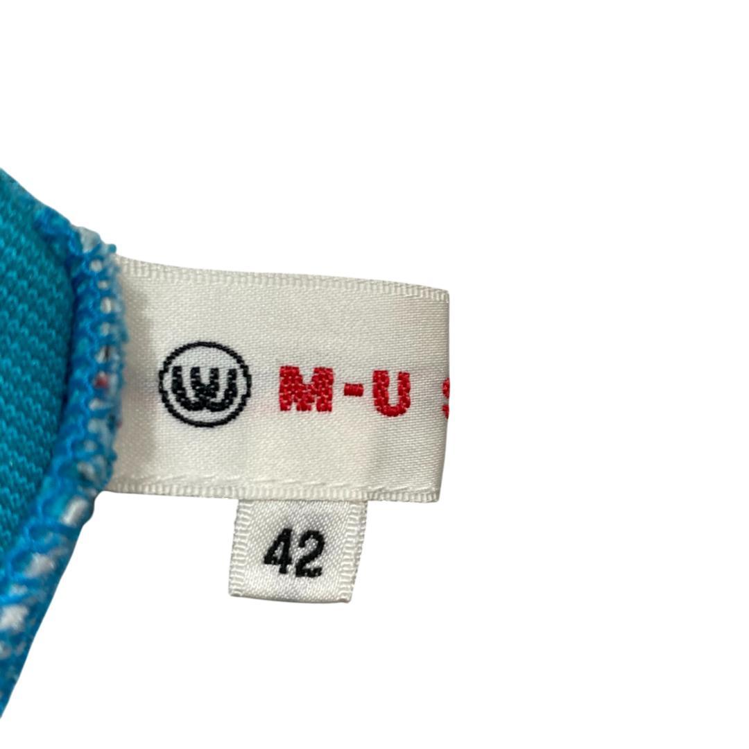 MU SPORTS エムユースポーツ 長袖 ハイネック ベロア シャツ 42