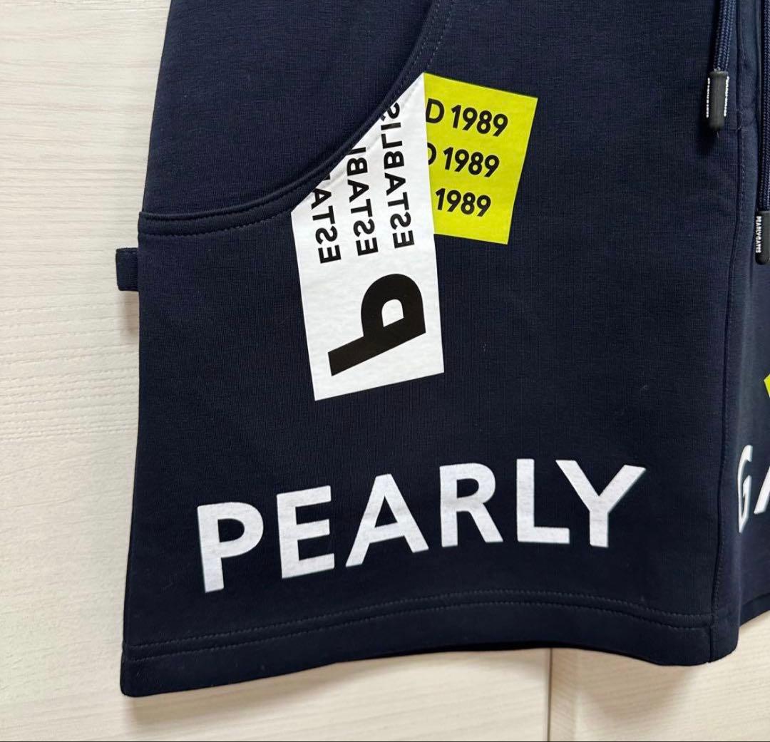 【美品】PEARLY GATES スカート　ゴルフ　レディース ダークネイビー