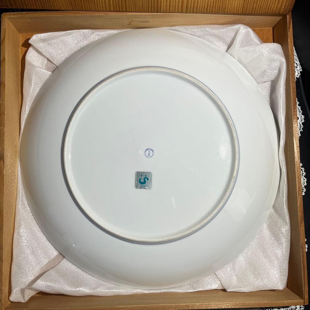 【新品 箱入】たち吉 連花紋 大皿 盛皿 平安 たち吉