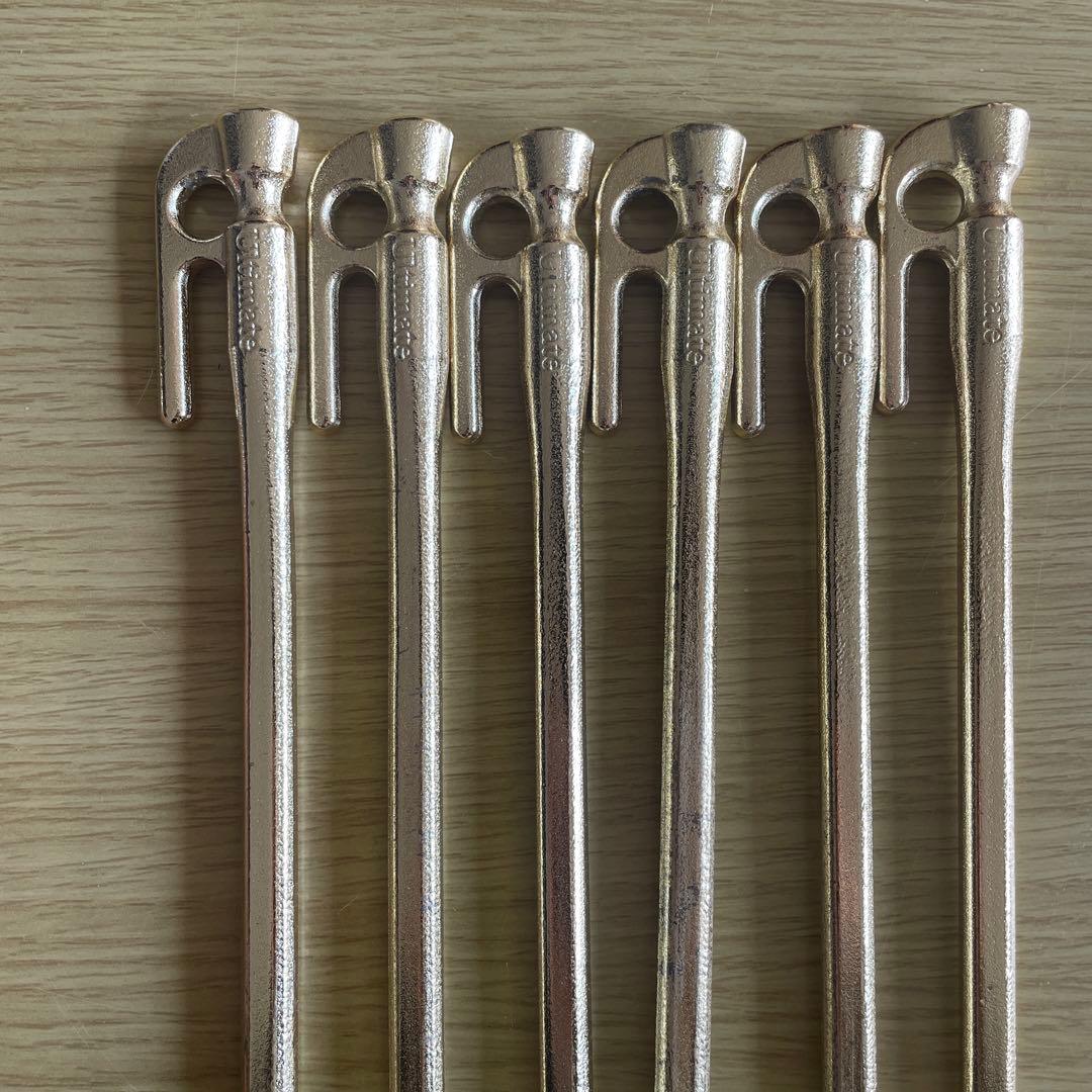 peakのペグハンマーと鍛造ペグ6本セット