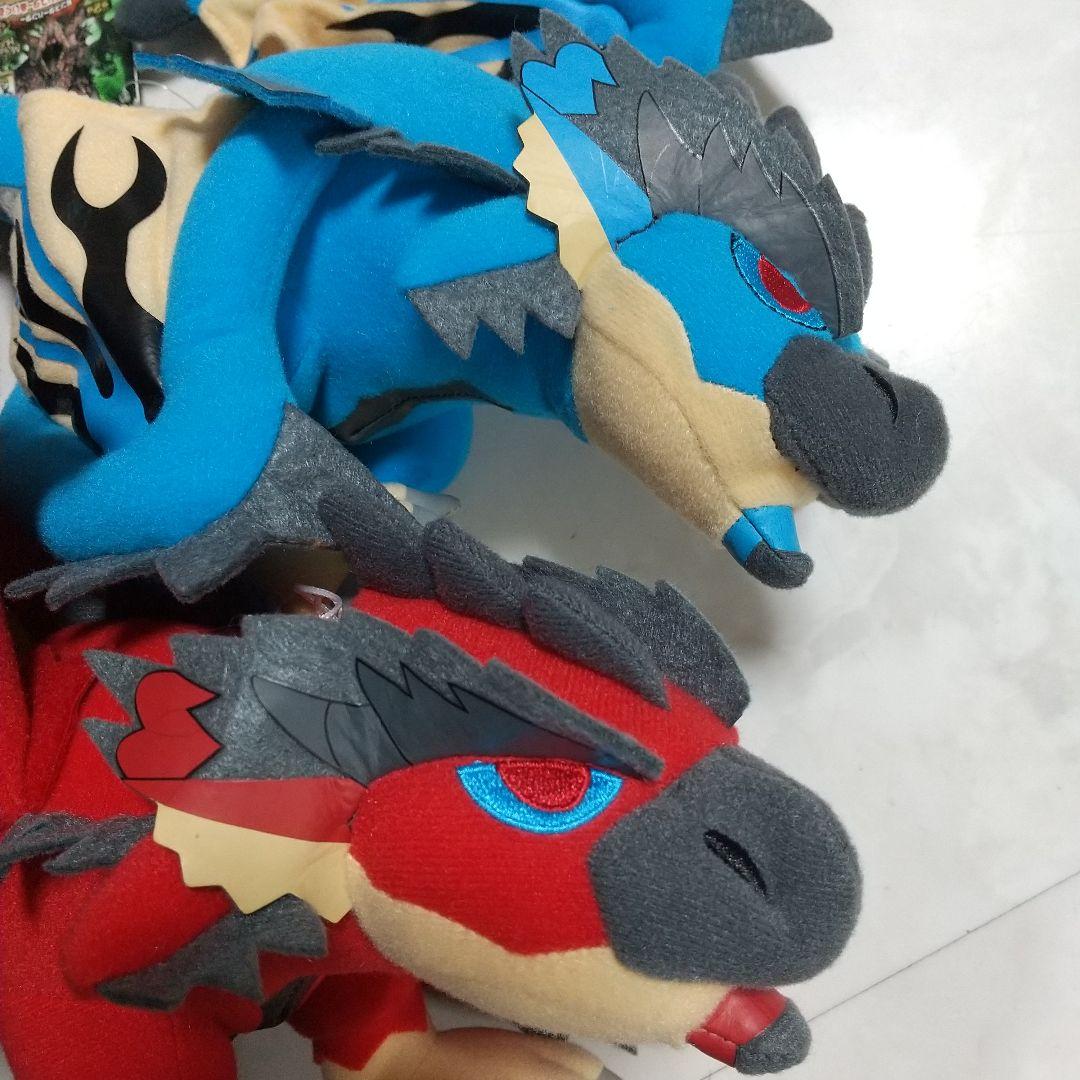 タグ付き　モンスターハンター スーパーDXモンスターぬいぐるみ リオレウス