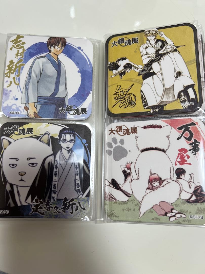 希少　大銀魂展　アートコースター　45種＋BOX特典3種