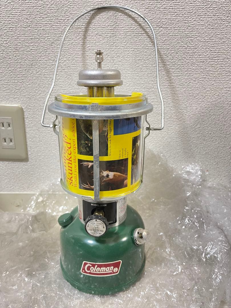 ビンテージ新品未使用Coleman 220Kランタンガソリンツーマントルランタン