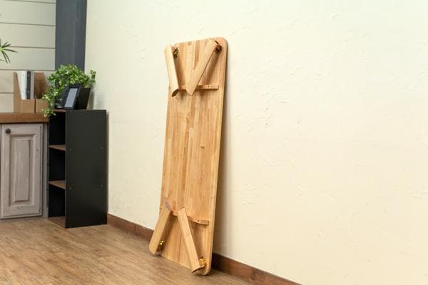 《新品・送料無料》《完成品》NEWウッディーテーブル　120×60　BR/NA