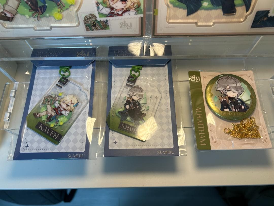 原神 韓国 原神カフェ 限定 アルハイゼン カーヴェ 5点 セット