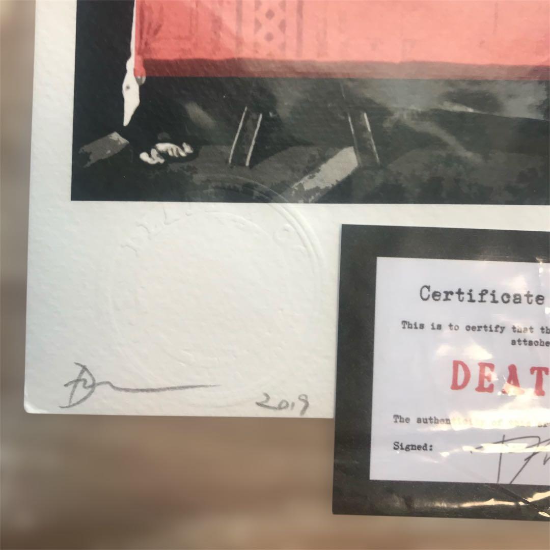 新品未使用 DEATH NYC supreme シルクスクリーンポスター