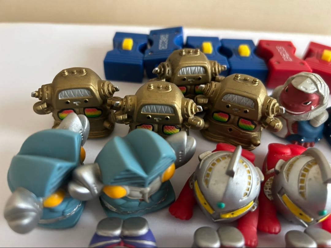 ウルトラマン　フィギュア コロビーズ ソフビ人形 ストラップ　家にあったセット