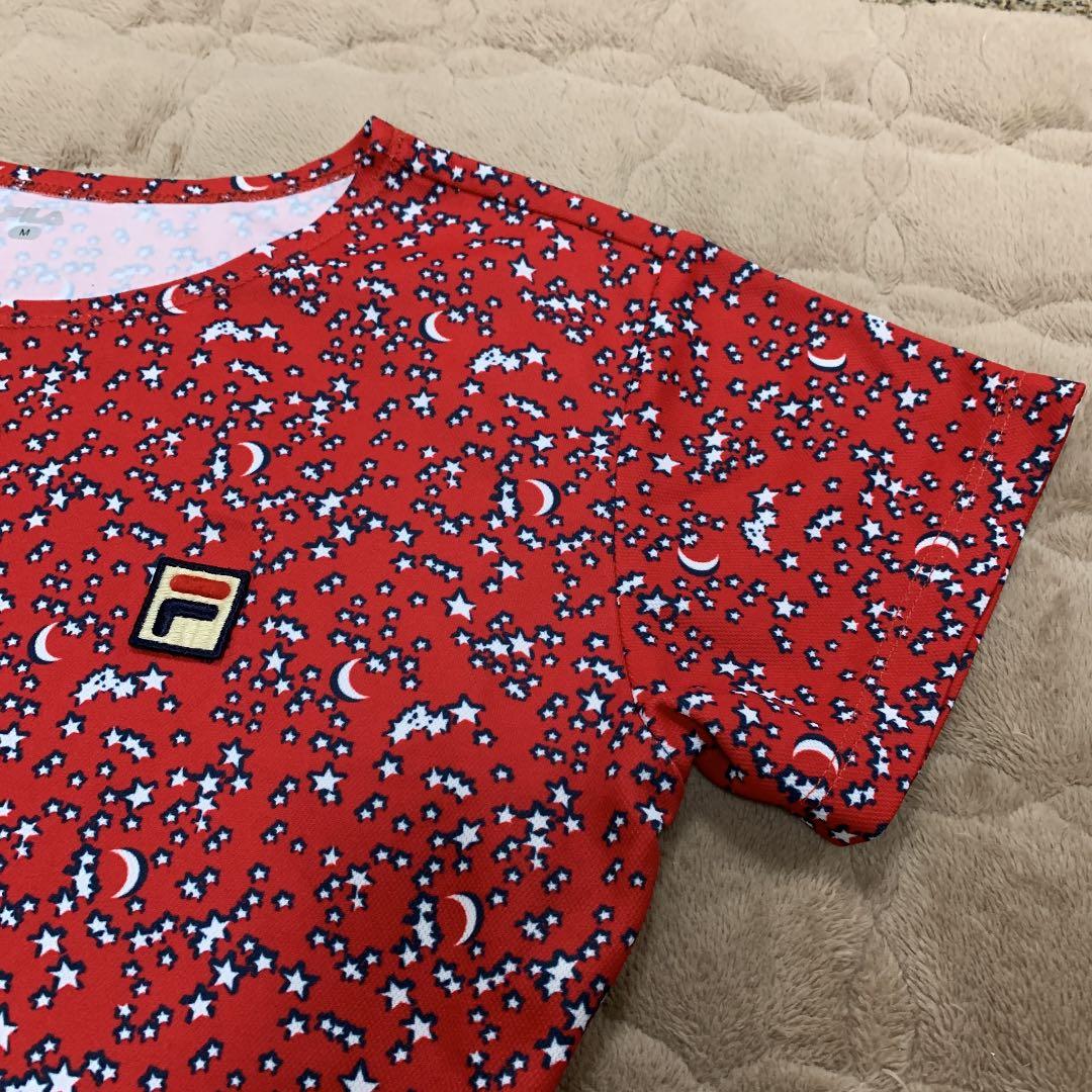 FILA♡ フィラレッド鮮やかなPAPER MOONがお洒落なトップス＆スコート