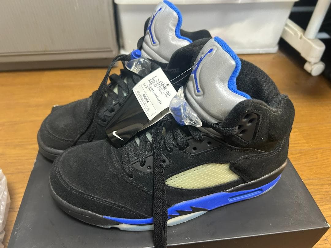 【新品】ナイキ エアジョーダン5 レトロ レーサーブルー 27cm AJ5